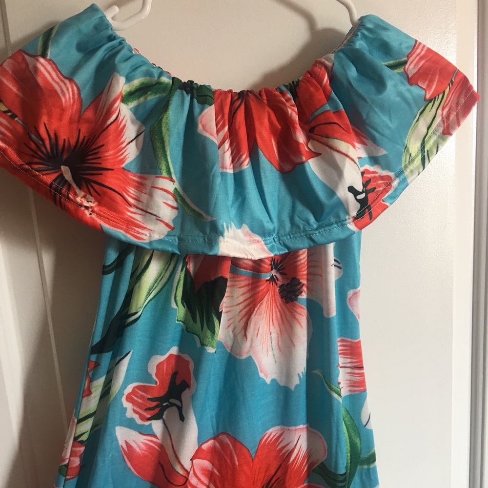 Off the shoulder summer dress